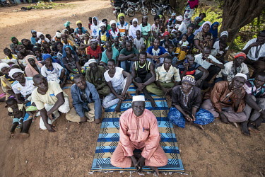 Traditional healer Ragnoubou Zaonao (60), at his home in Kaya with the 85 IDPs from the village of Dablo he looks after along with 14 members of his own family.  Once considered 'safe', Burkina Faso (...