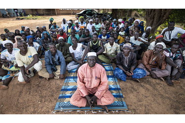 Traditional healer Ragnoubou Zaonao (60), at his home in Kaya with the 85 IDPs from the village of Dablo he looks after along with 14 members of his own family.  Once considered 'safe', Burkina Faso (...