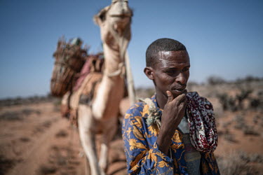 Camel herders who have come to the area to try and find water for their animals.