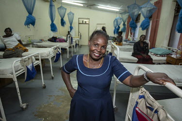 Former patient Enesi Banda (40), who suffered from a fistula and now works at the Fistula Care Centre (FCC) in the grounds of Bwaila Hospital.  An estimated two million women and girls in Africa are s...