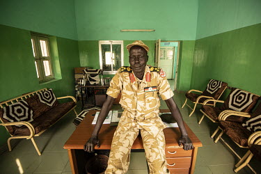 The Brigadier General in charge of the Military Hospital.  Since the end of 2013, conflict has cost almost 400,000 lives and left six million people, of a population of 11 million, desperately hungry....