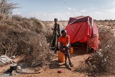 Omar and Amda Abdi arrived here two days ago. ''We left because we had no water and no food for the animals. They started to die. 15 died before and four have died in the last two days because they ar...