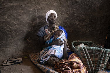 A pregnant woman attends the Medair nutrition centre in Padeah.  Since the end of 2013, conflict has cost almost 400,000 lives and left six million people, of a population of 11 million, desperately h...
