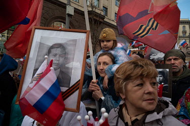 About one million people in Moscow took part in the procession of the Immortal Regiment. The memory of those who fought against fascism are used to unite people in support of the ongoing war in Ukrain...