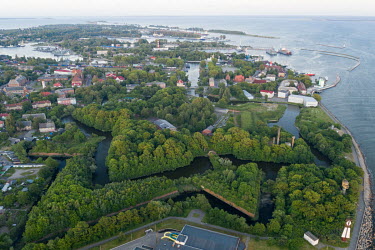 The Pillau Citadel, an historic star fort in Baltiysk, the westernmost city in Russia that is home to the Baltic Naval Base of the Baltic Fleet