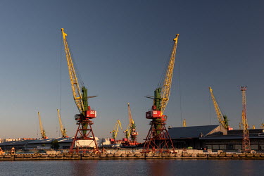 The port of Kaliningrad, the only ice-free Russian port on the Baltic.