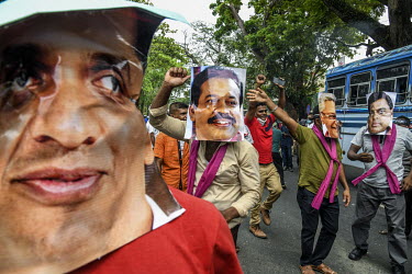 People protest against economic mismanagement and the role of the Rajapaksa family as Sri Lanka faces price rises, power cuts, and shortages of fuel and essential goods.