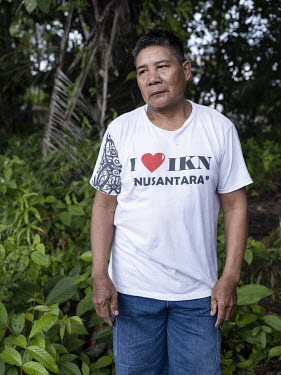 Pak Udin (61), a farmer and a member of the Balik tribe in Sepaku, a village which is situated on the site where the new Indonesian capital Nusantara will be built. Udin lost part of his land to the c...