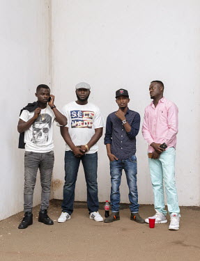 A group of so-called 'Sakawa Boys' attending a concert by Davido, organised and financed by the men in the city's stadium. ~~In Ghana a cybercriminal youth subculture known as 'Sakawa' has emerged in...