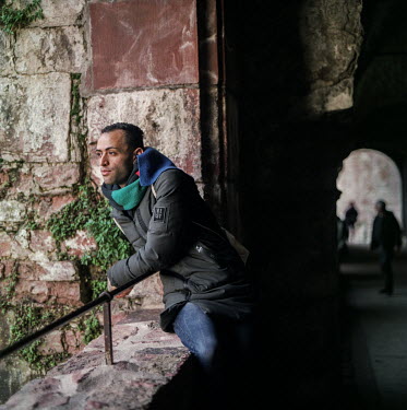 Shayma, who identifies as non binary and uses they/them pronouns, out in historic Heidelberg. Shayma is a Tunisian drag performer and long time LGBTi activist who relocated to Germany after their situ...