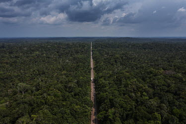 Highway BR-174 which crosses the Waimiri Atroari Indigenous Land, connecting Manaus to Boa Vista. The traffic on the road is monitored by the indigenous people themselves and at night they close the r...