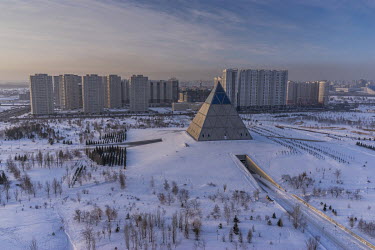 A symbol of the city of Astana, located in a state-of-the-art neighbourhood, the Palace of Peace and Reconciliation is a 62-metre high pyramid that serves as a national non-denominational spiritual ce...