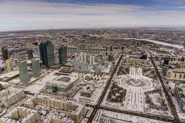 Astana, capital of Kazakhstan in the heart of the Kazakh steppe. Founded in 1830 under the name of Akmola, shortly afterwards Russified to Akmolinsk in 1832, then Tselinograd ( city of virgin lands in...