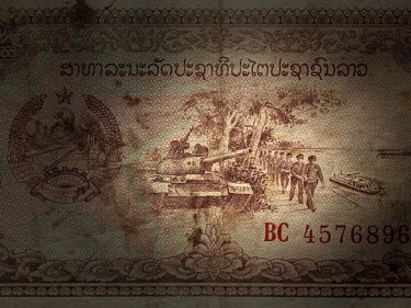 Money, banknotes: Laos, 20 Kip, issued 1979.