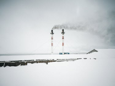 A quarter of the coal mined in Barentsburg is used to supply the settlement with electricity and heat.