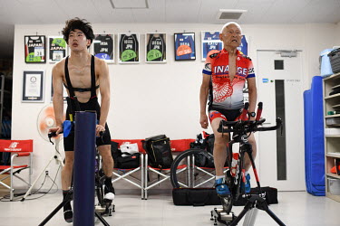 Hiromu Inada, an 80 years old triathlete, and the oldest person to complete the world ironman championship, trains for a competition at 6am in the morning at Inage's international swimming school.Hiro...