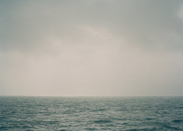 The North Sea horizon, viewed from a Smyril Line ferry.