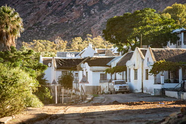 Farmers' cottages in the village of Wupperthal, a rooibos farming community in the Cederberg mountains.
