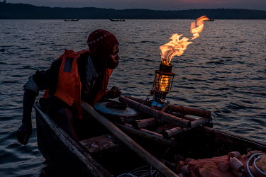 Confiscated illegal fishing gear set on fire in Kalangala - New Vision  Official